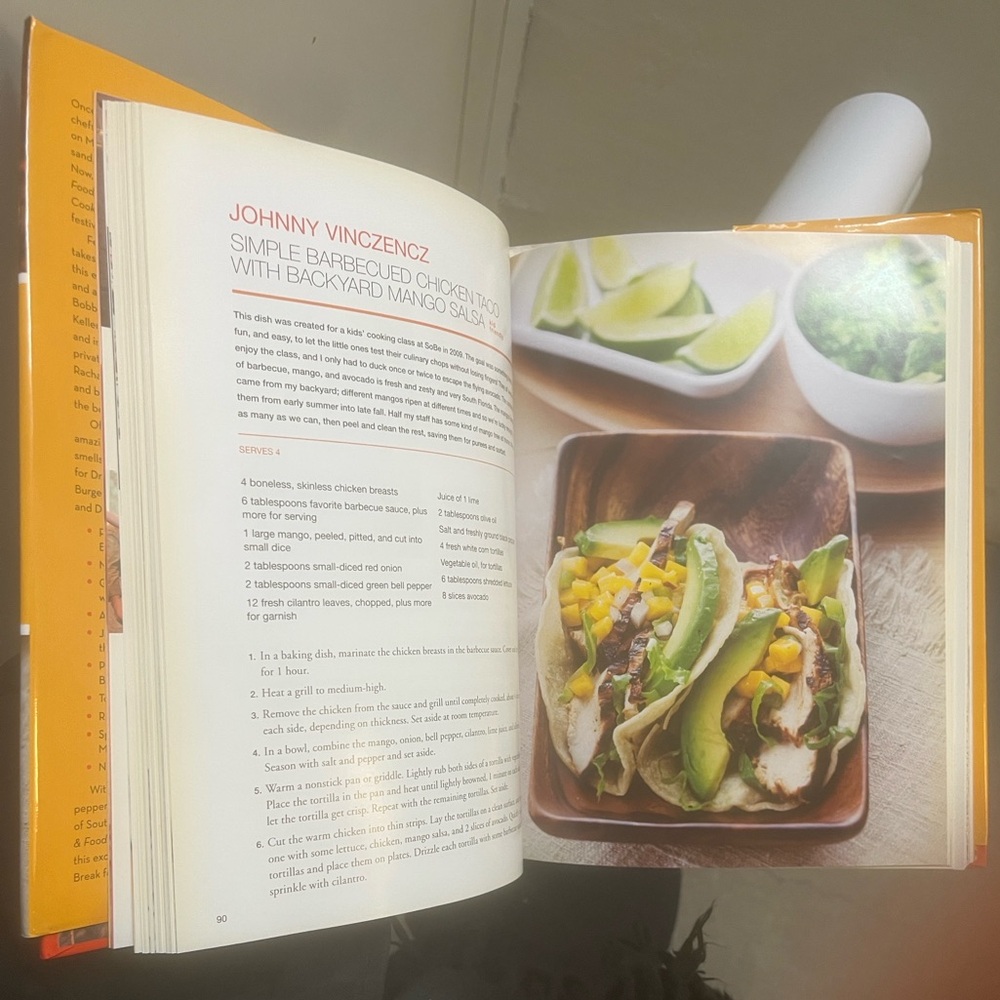 Food Network NEW South Beach Wine & Food Festival Cookbook Hardcover - Picture 11 of 13